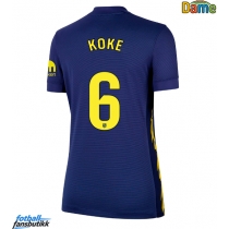 Atletico Madrid Koke #6 Bortedrakt Dame 2025-26 Kortermet